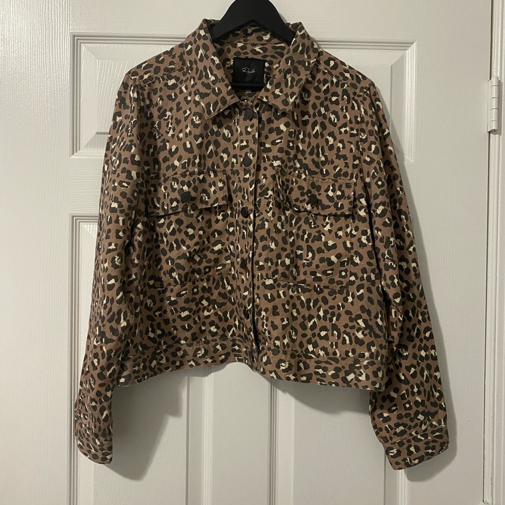 Rails Steffi Mountain Leopard Jacket Sz XL - Picture 2 of 8